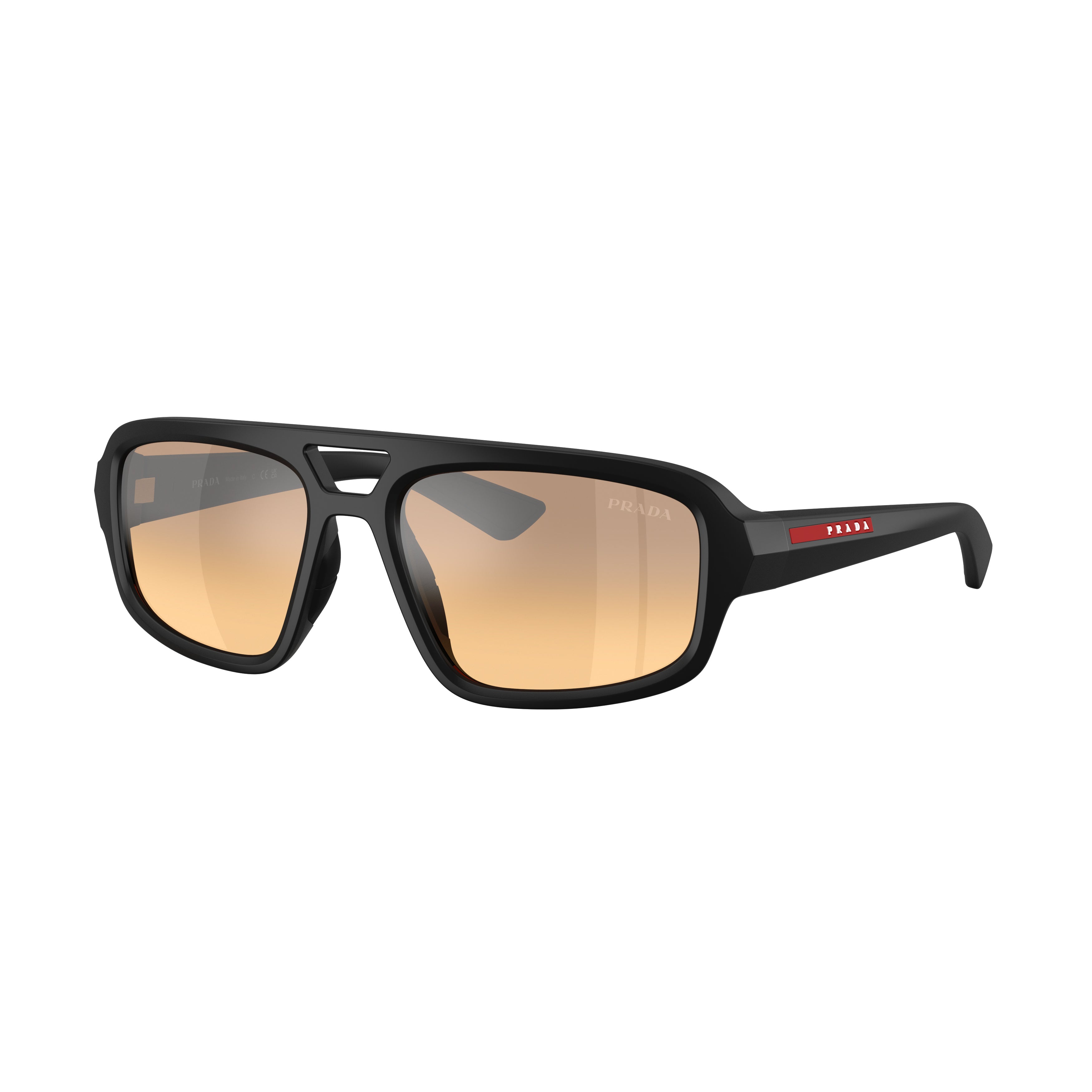 0ps B11su Rectangular Matte Black Sunglasses