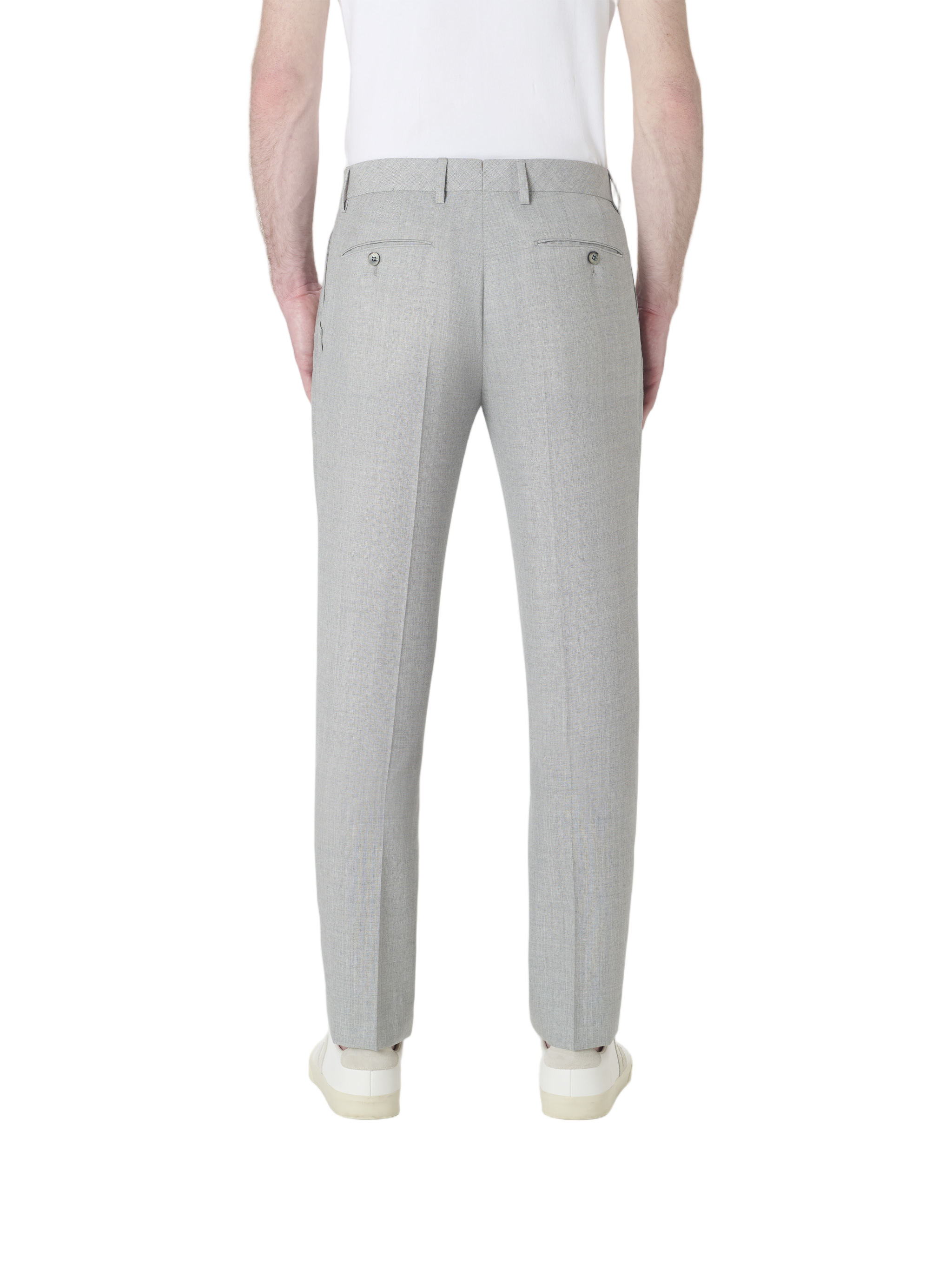 Grey Pantaloni Slim Fit Tailored Pants