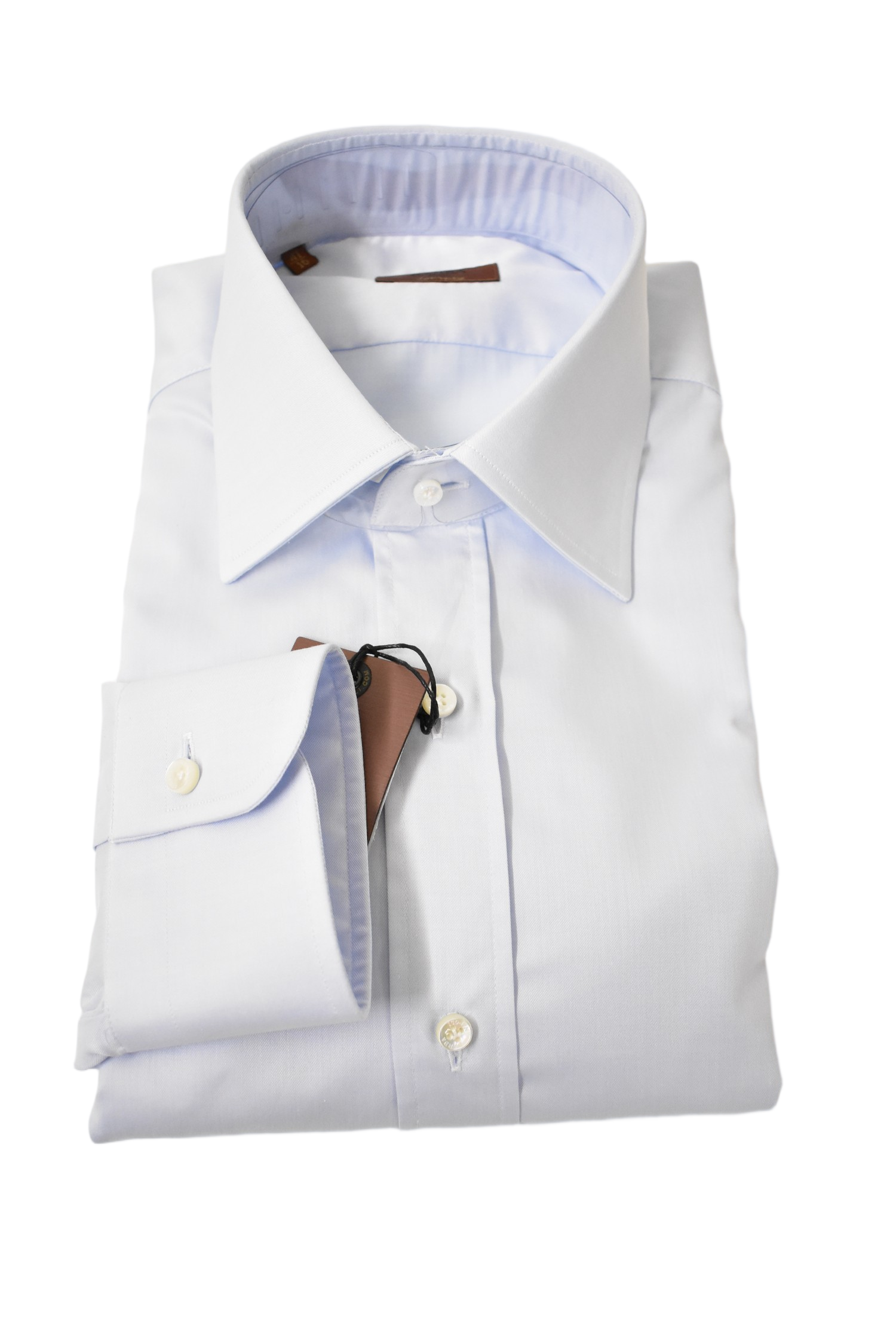 Multicolour Design Barba Dress Shirt With Pointed Collar