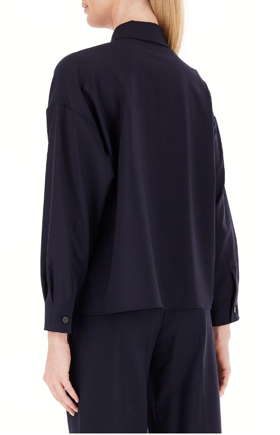 Virgin Wool Long Sleeve Shirt