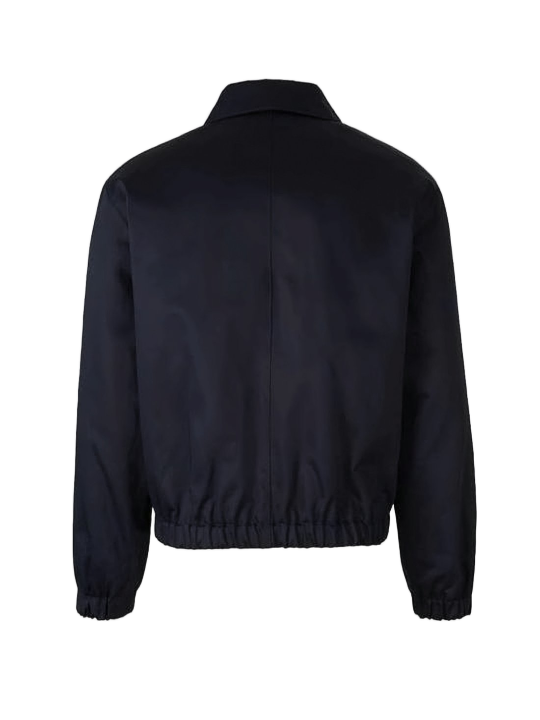 Cropped Bomber Jacket with Minimalist Design