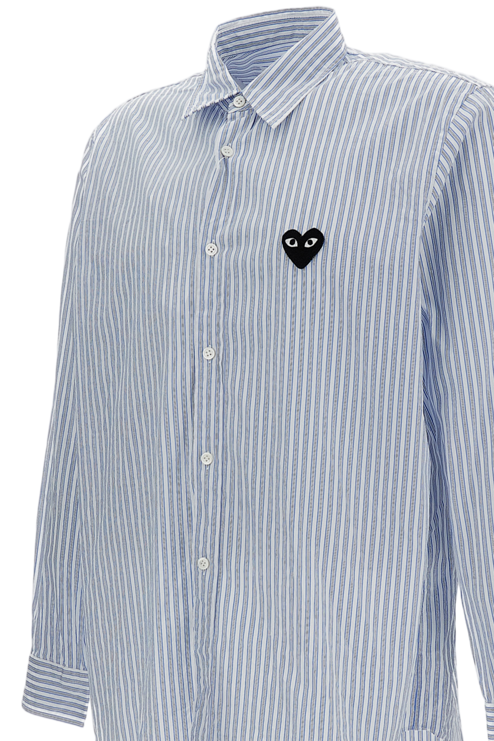 Long-Sleeve Cotton Striped Shirt