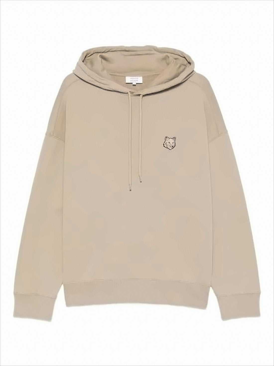 Relaxed-Fit Oversized Hoodie With Embroidered Fox Head