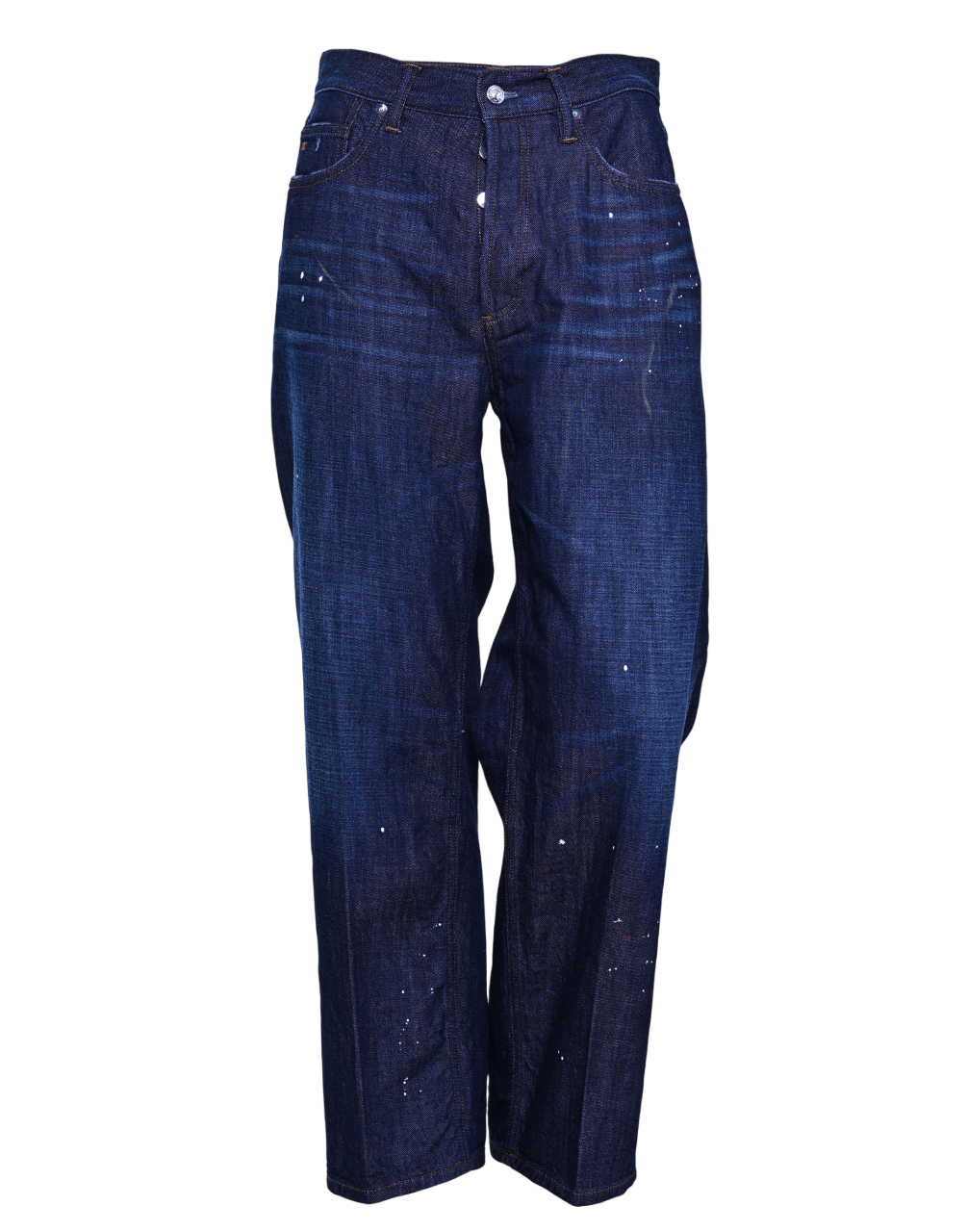 Cargo-Style Denim Trousers