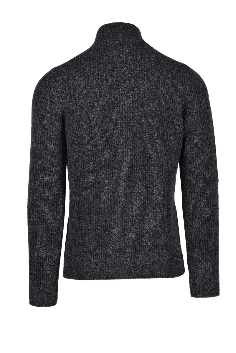 Merino Wool and Cashmere Cardigan - Grey