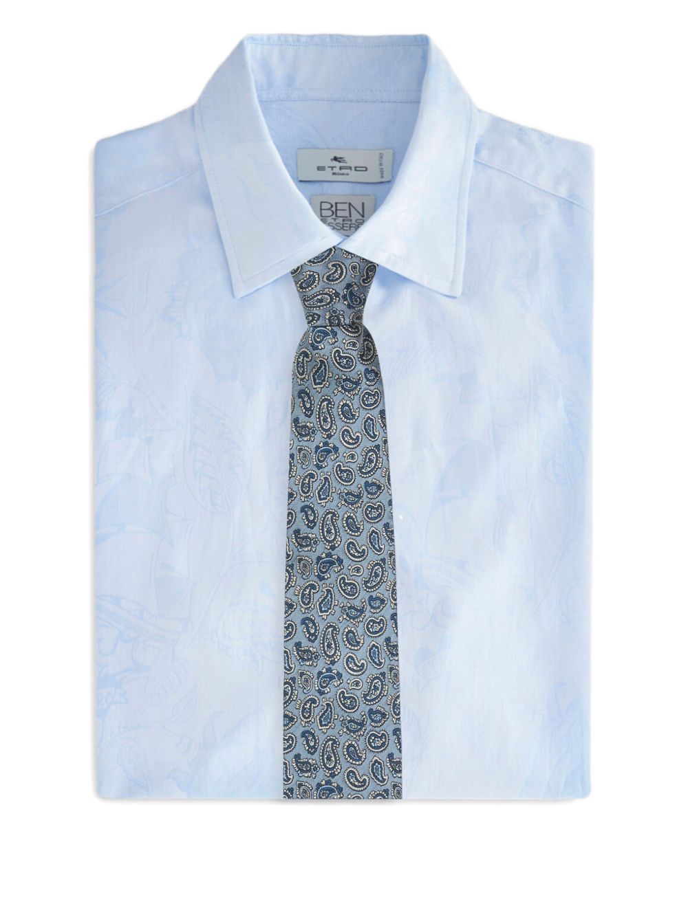 Clear Blue Silk Tie