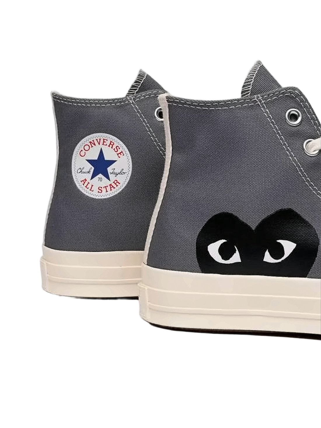 High-Top Sneakers with Canvas Upper