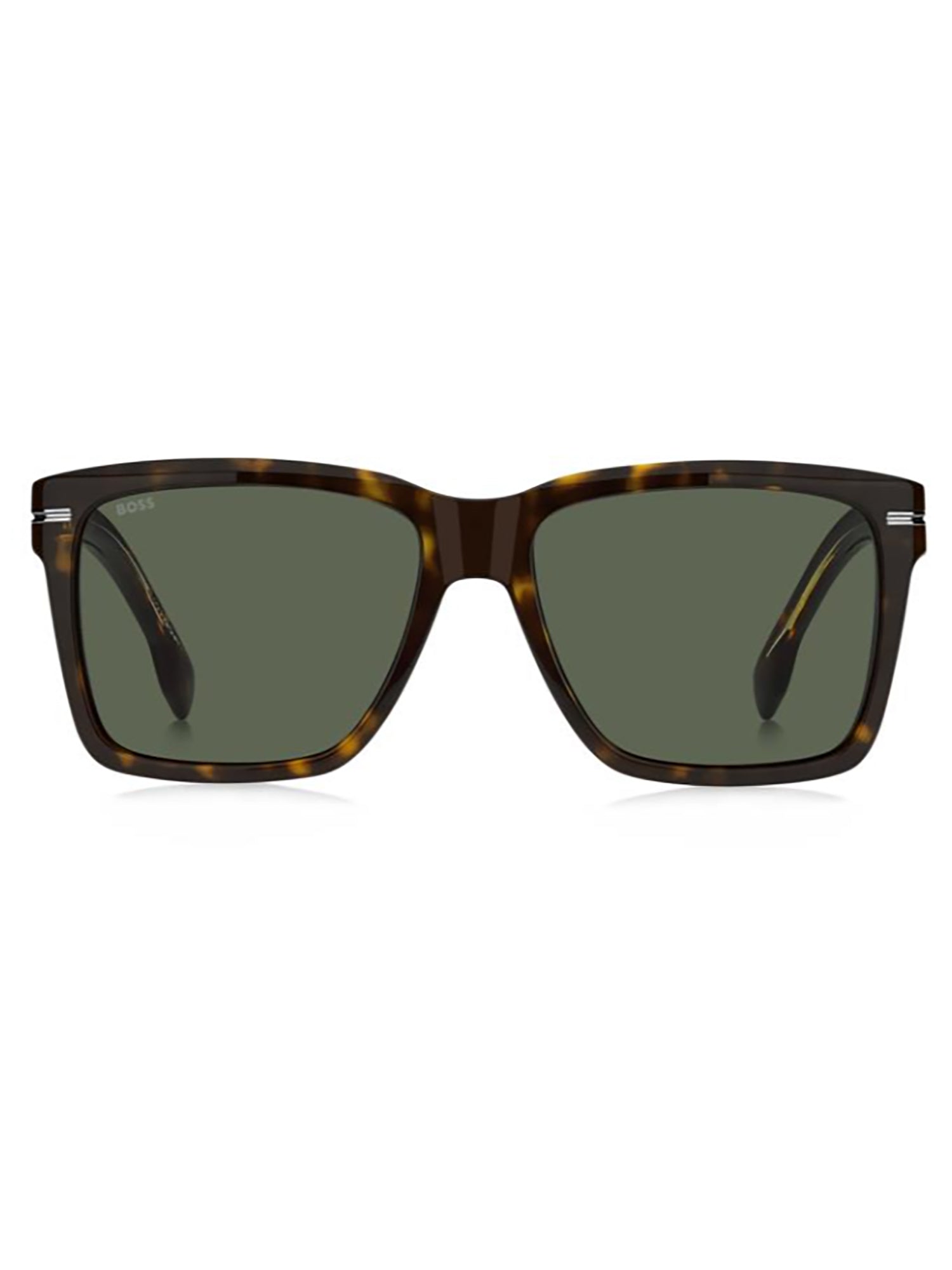 Oversized Square Sunglasses with Tortoiseshell Pattern