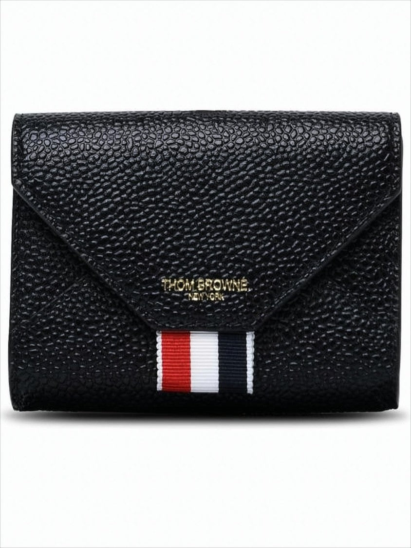 Calf Leather Card Wallet with Envelope Flap
