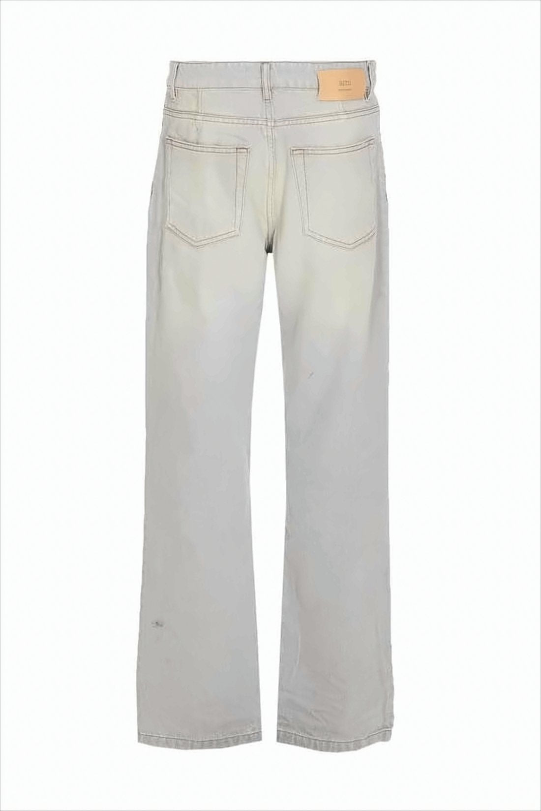 Light Wash Denim Pants with Classic Five-Pocket Design