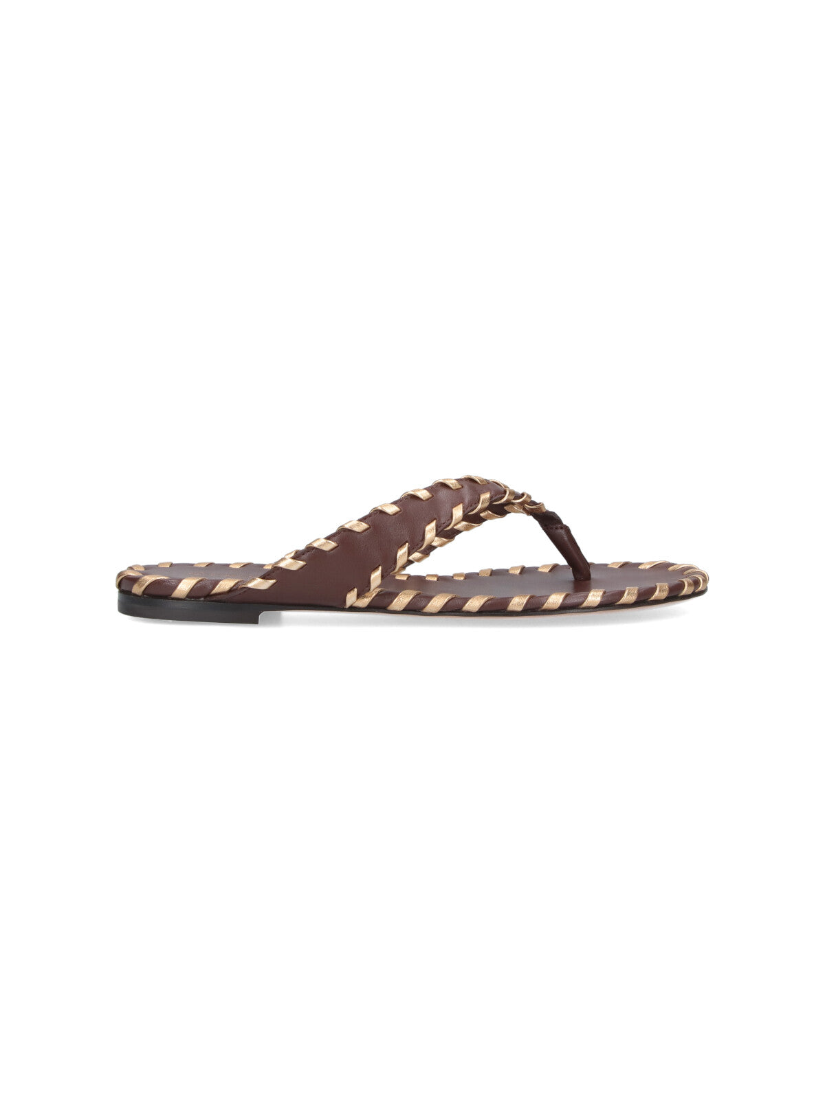 "Shanti" Flip-Flop Sandals – Brown