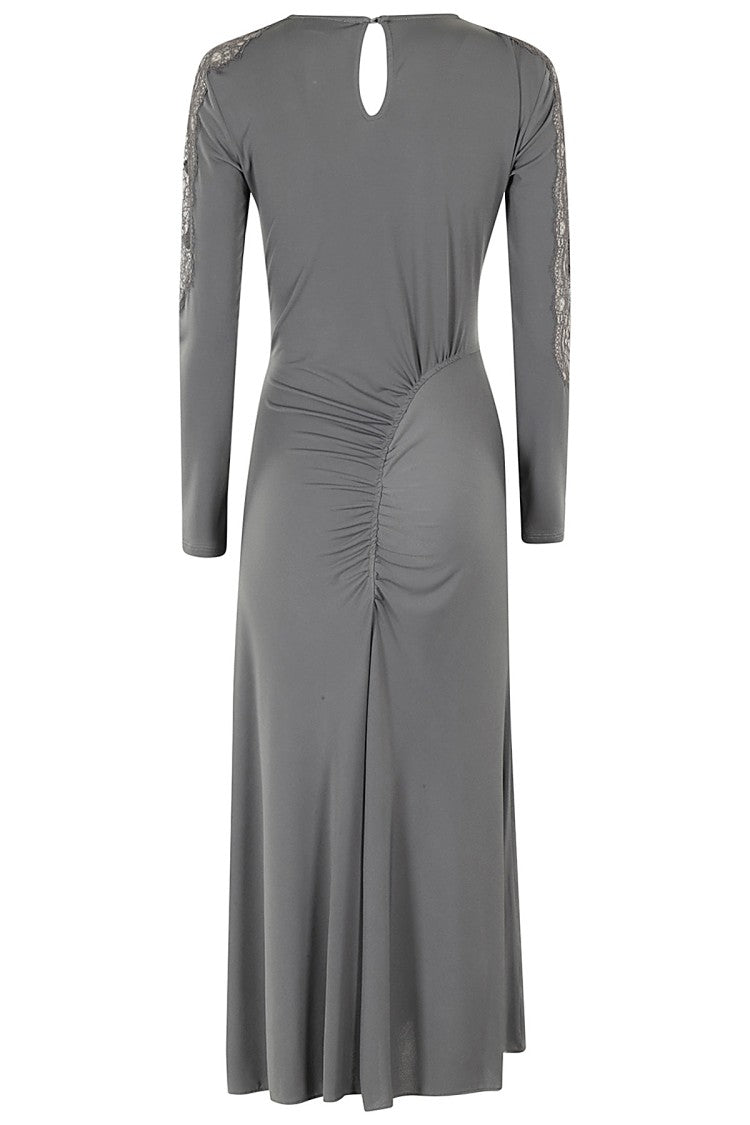Maxi Dress With Straight Neckline