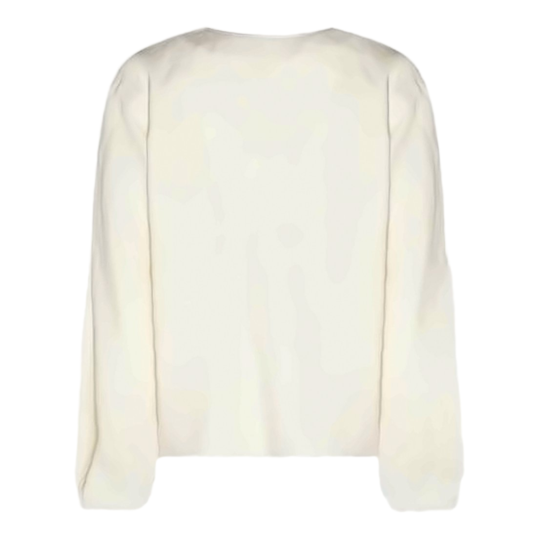 Relaxed Fit Linen Blouse With Subtle V-Neckline