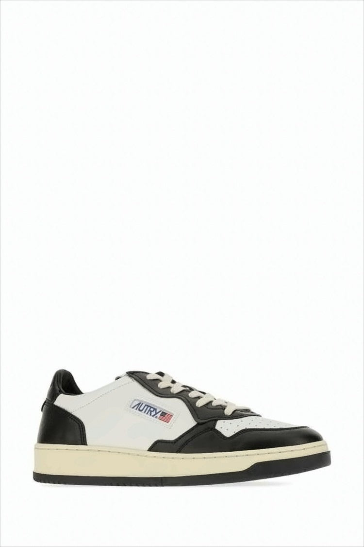 Autry Medalist Low Sneakers with Classic Silhouette and Perforated Detailing