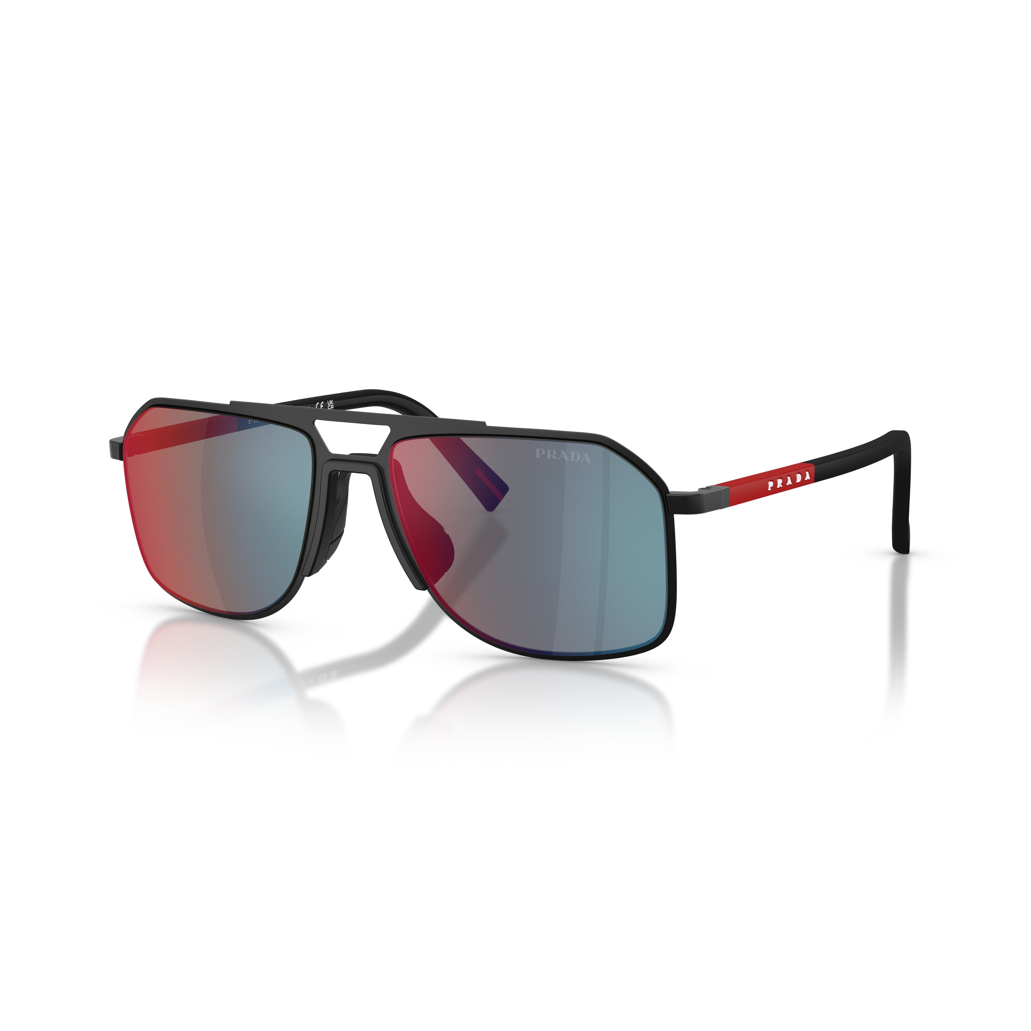 0ps B51s Double Bridge Metal Sunglasses