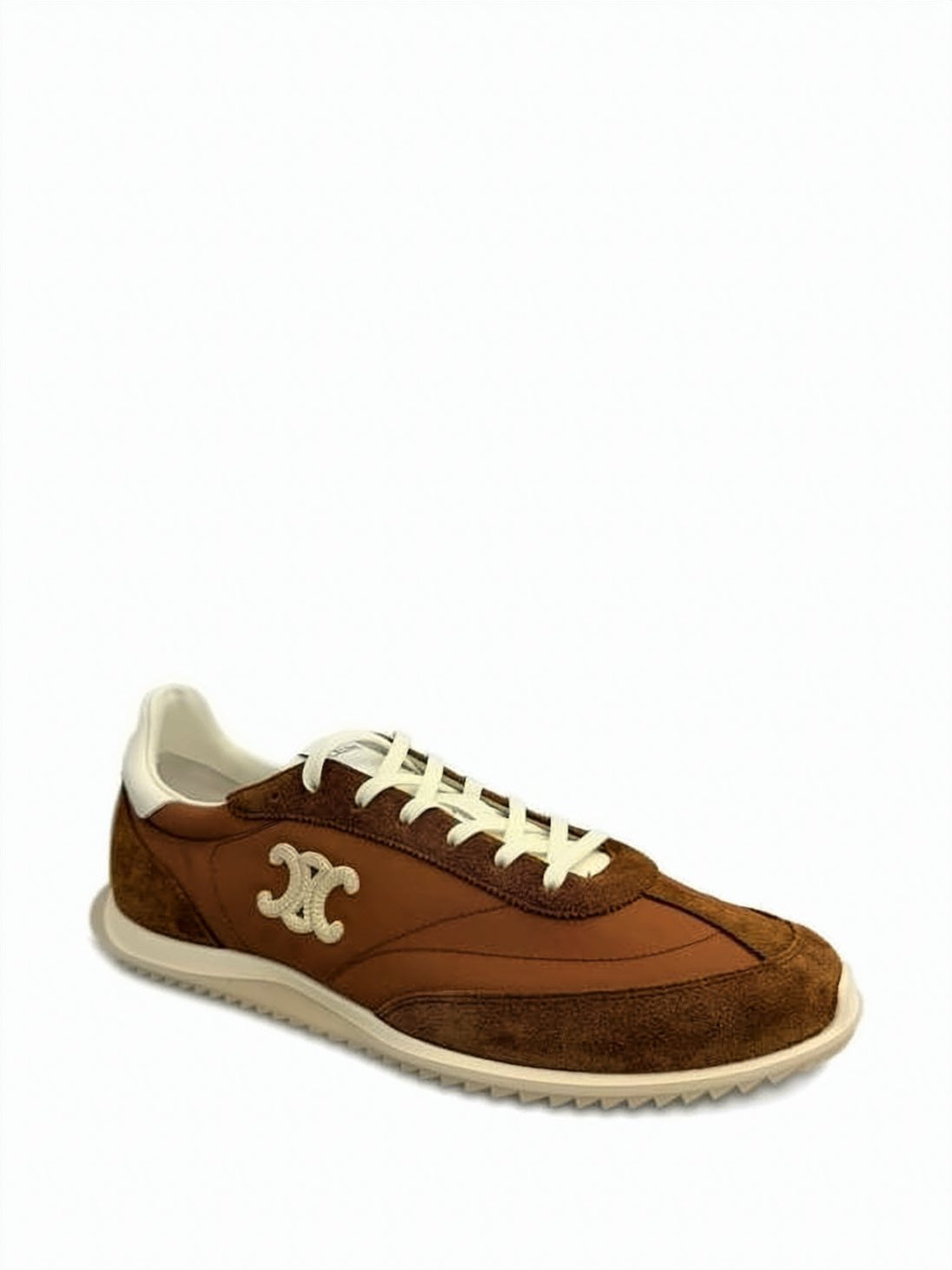 Black Nylon Suede Low-Profile Sneakers