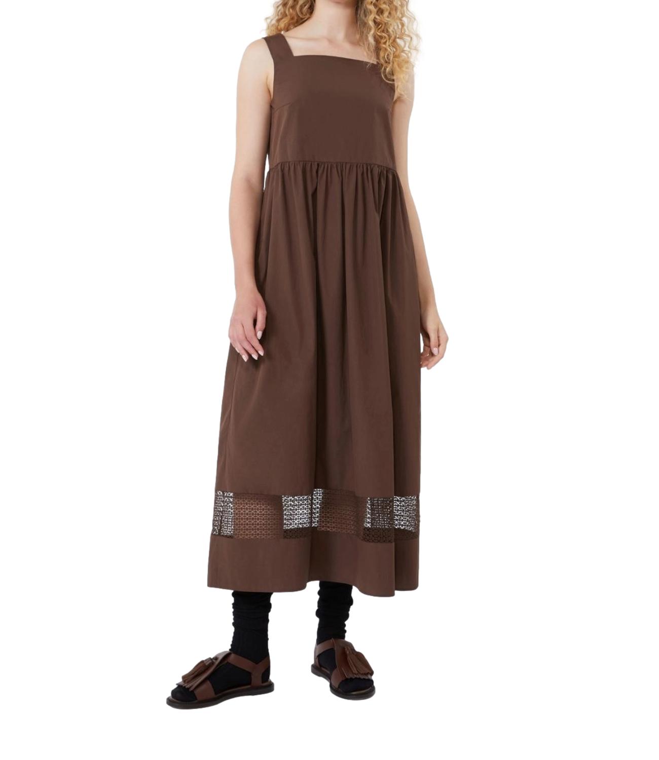 Chocolate Brown Wkdgola Wool Dress