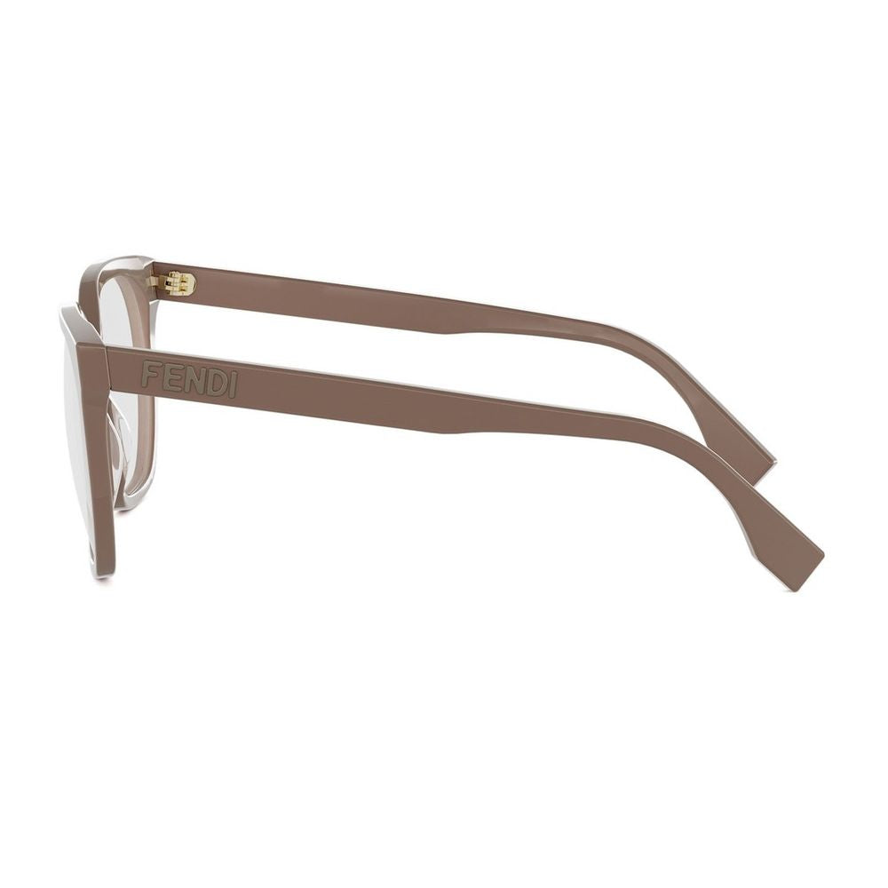Fe50087I Lettering Square Glasses