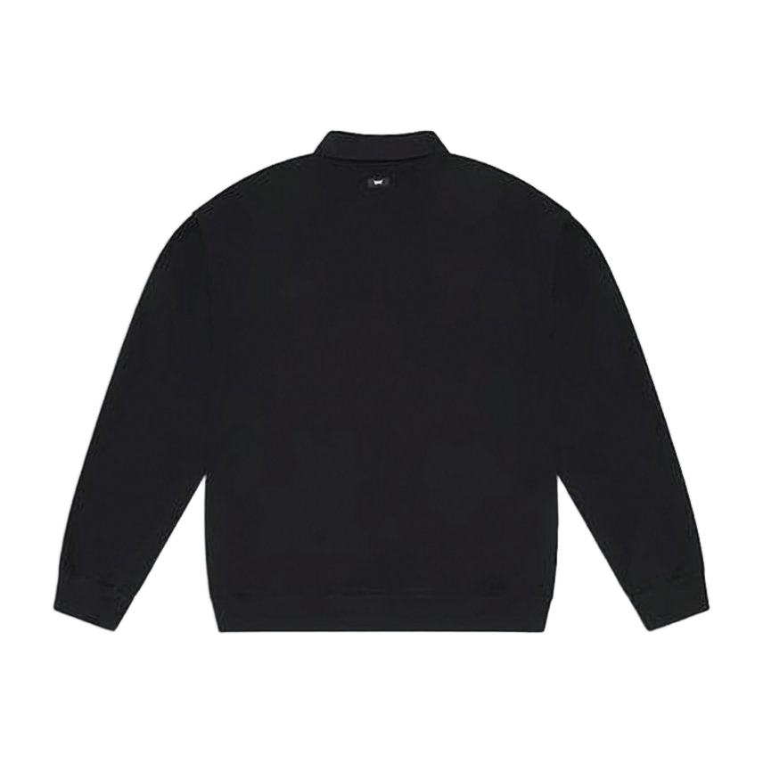 Half-Zip Long Sleeve Pullover with Classic Collar