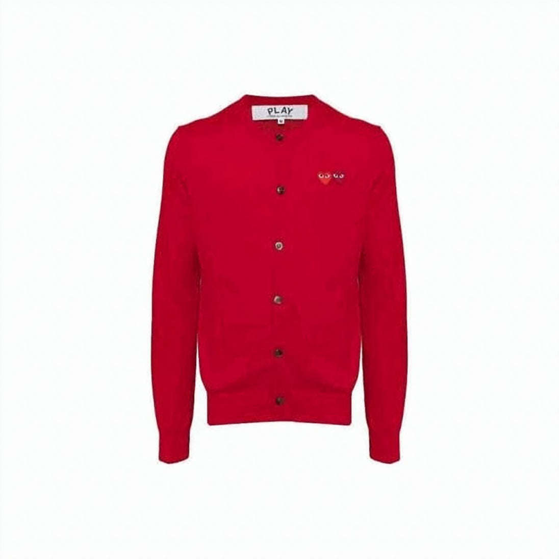 Red Wool Cardigan