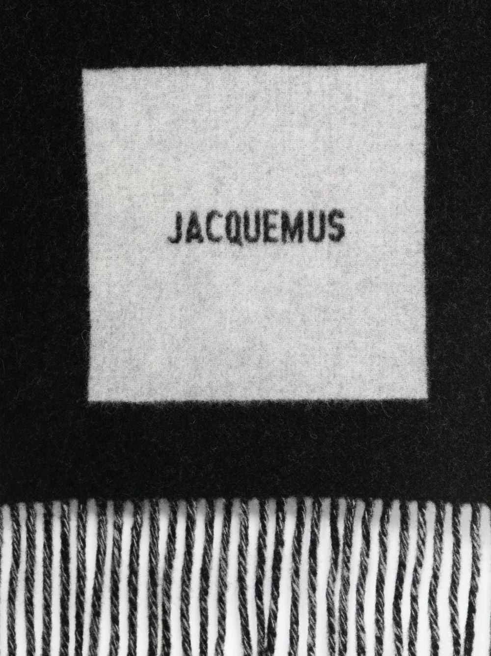 Rectangular Black Scarf