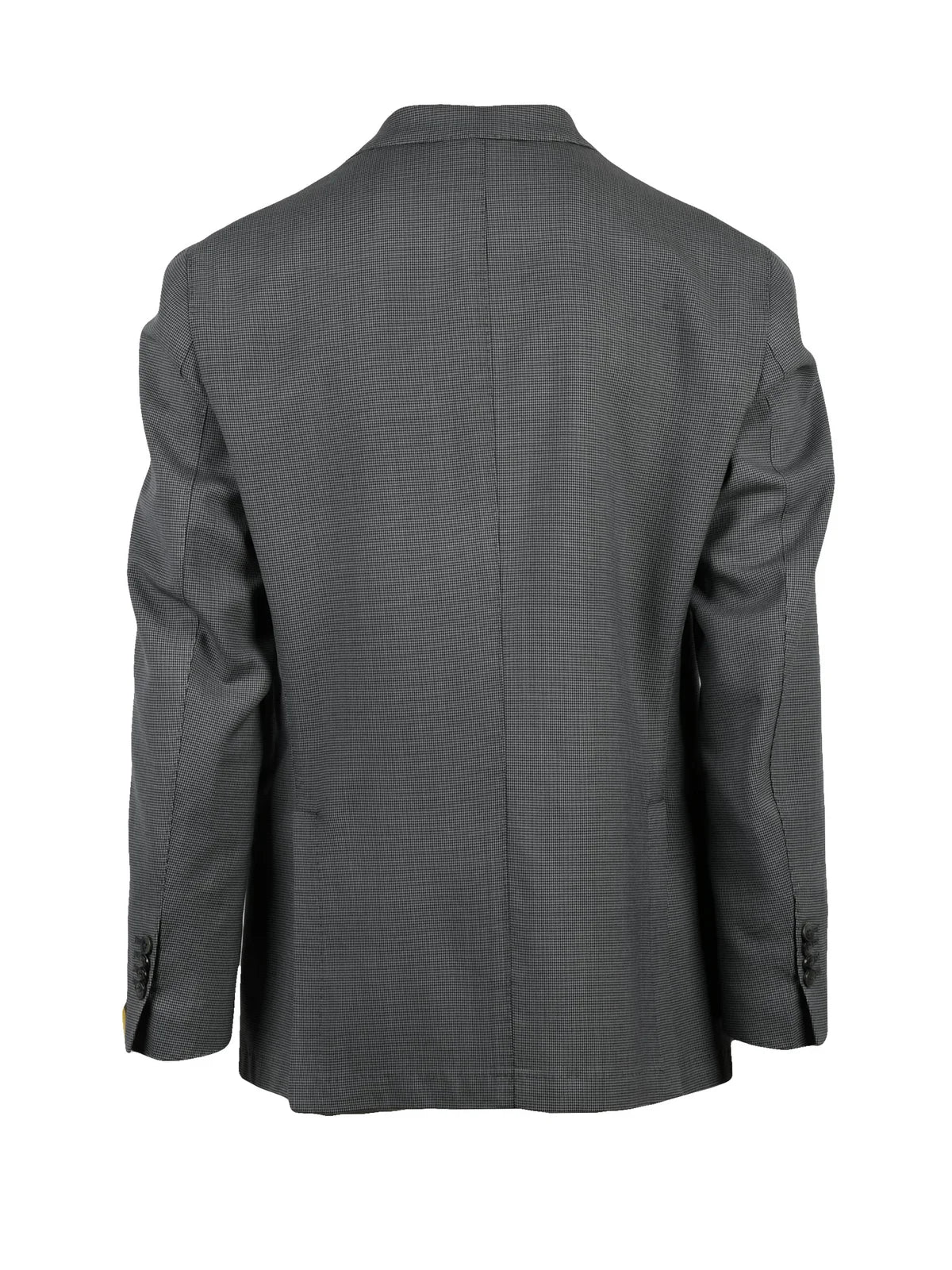 Grey Virgin Wool Rounded Jacket