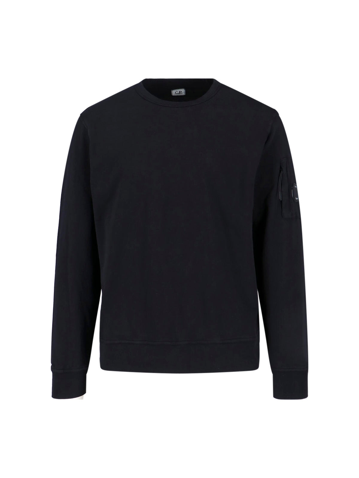Timeless Black Sweater With Round Neckline And Long Sleeves