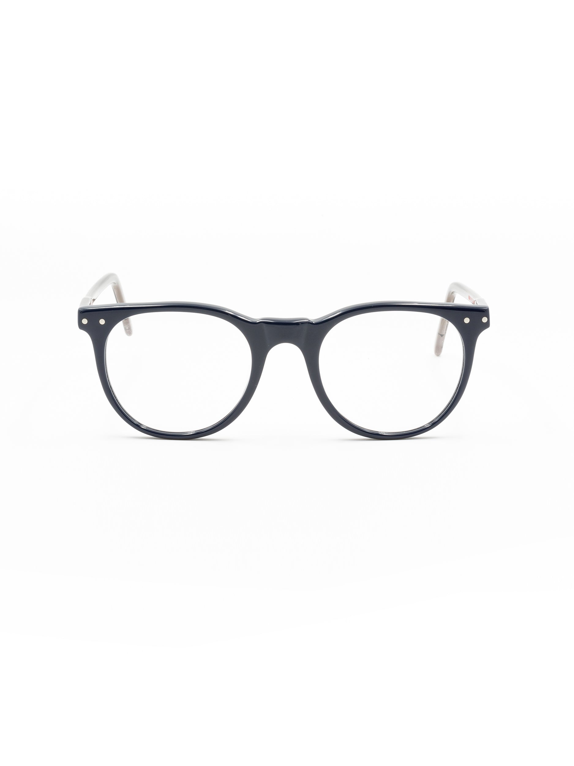 Rounded Acetate Optical Frames with Glossy Finish