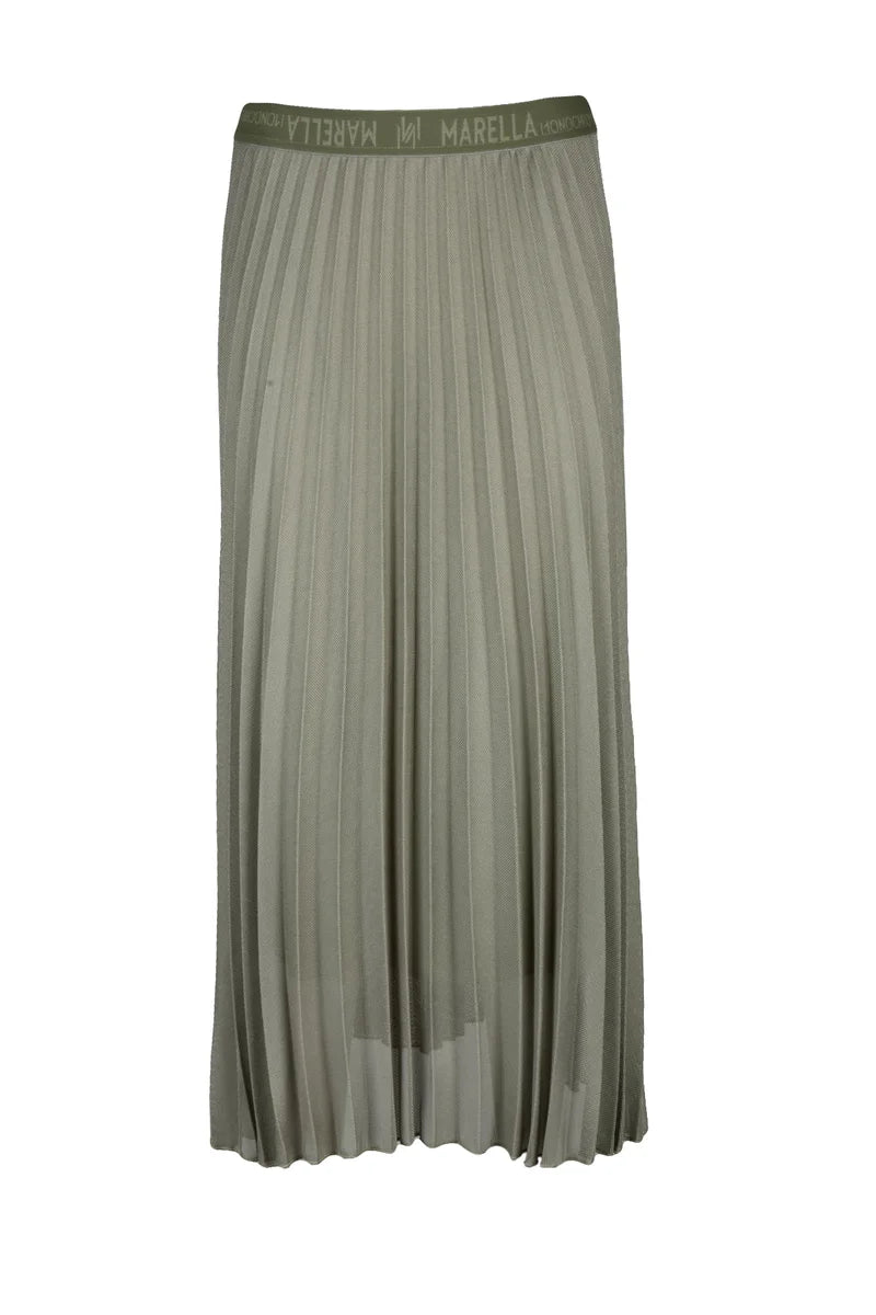 Acerbo Pleated Skirt - Green