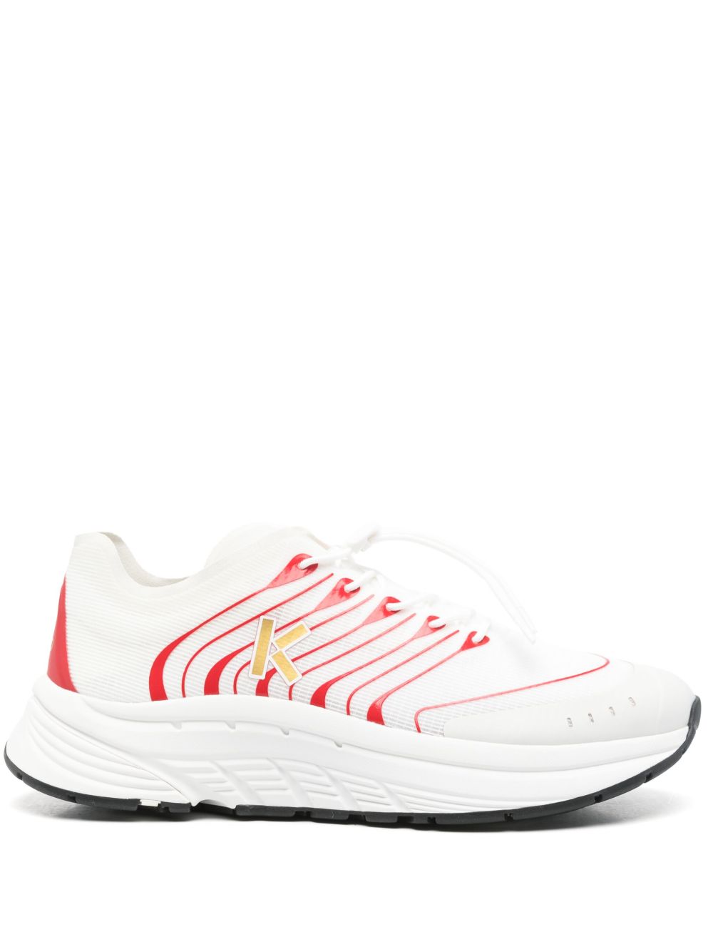 Sole Sneakers with Front Toggle Fastening