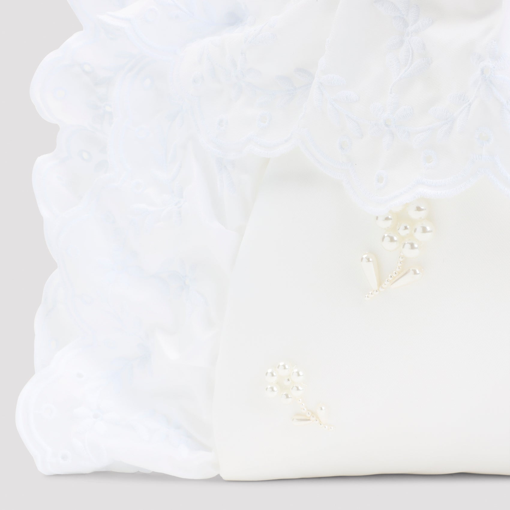 Clutch Bag With Ruffled Edges