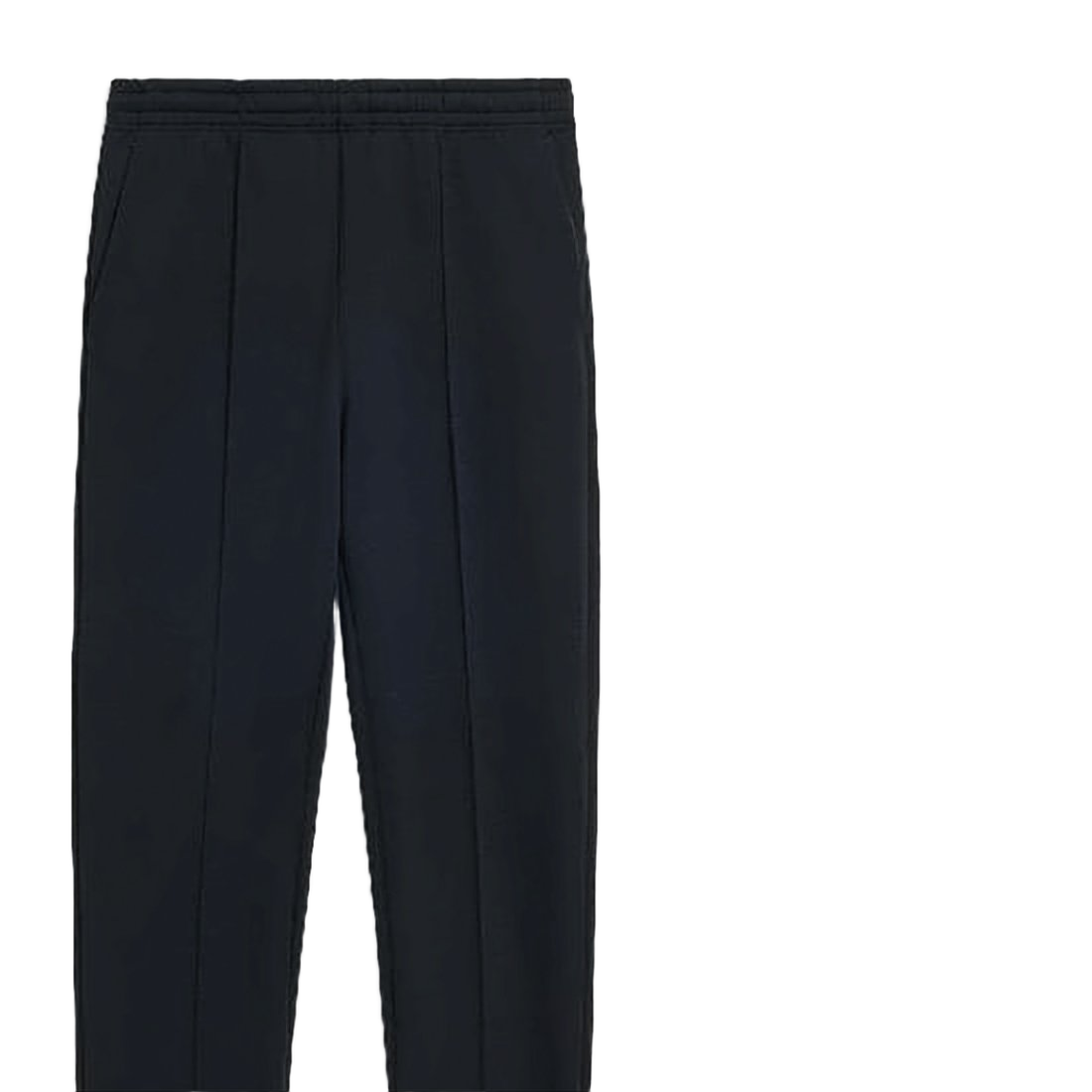 Tailored Black Jogger Pants with Stylish Pleats