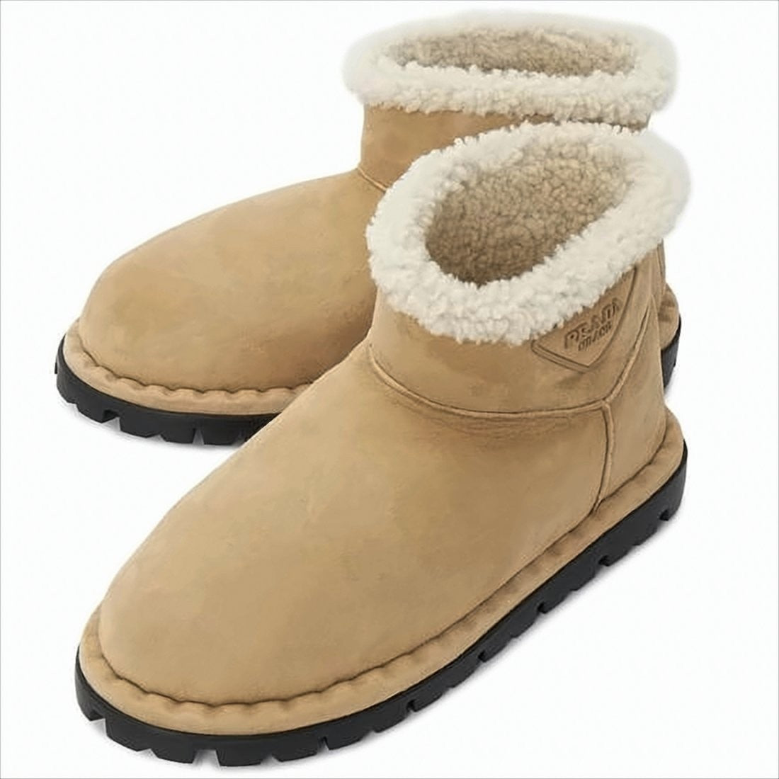 Soft Suede Ankle Boots with Plush Shearling Lining