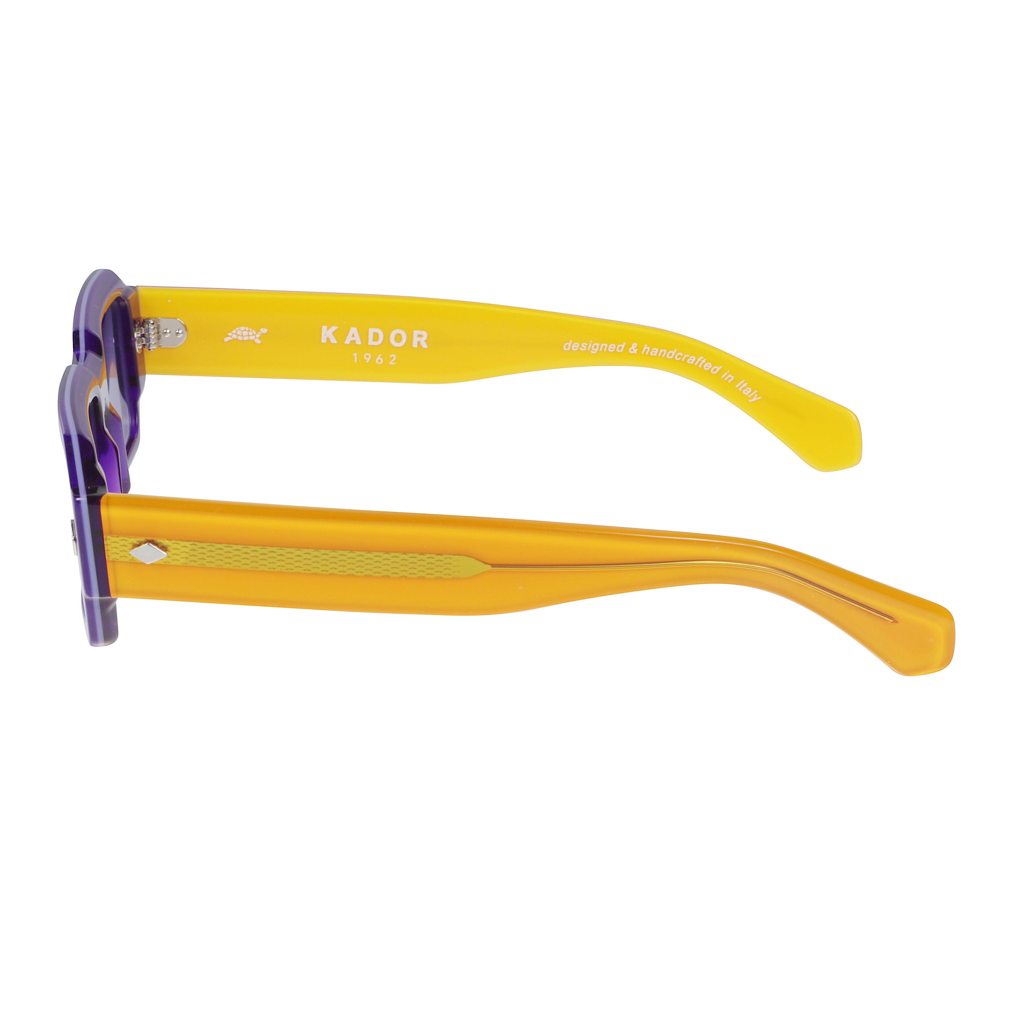 Rock Star Rectangular Frame Sunglasses with Gradient Lenses
