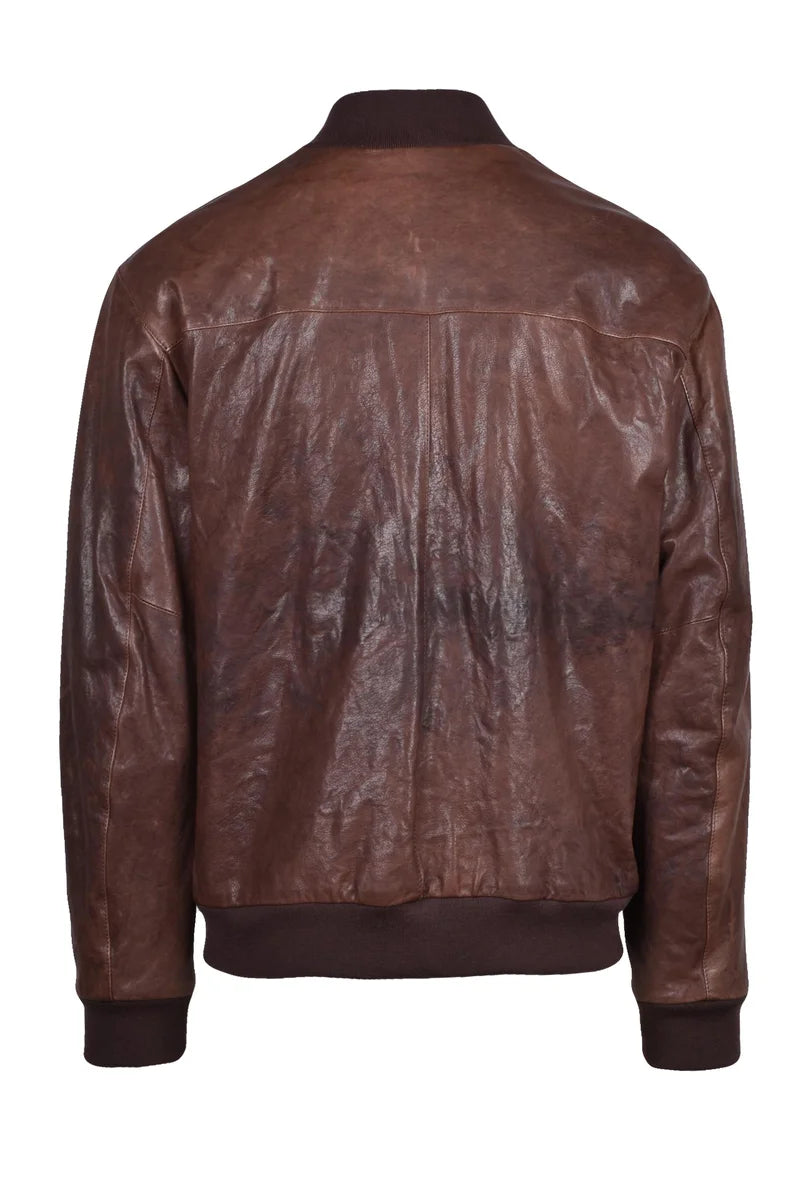 Leather Jacket - Brown