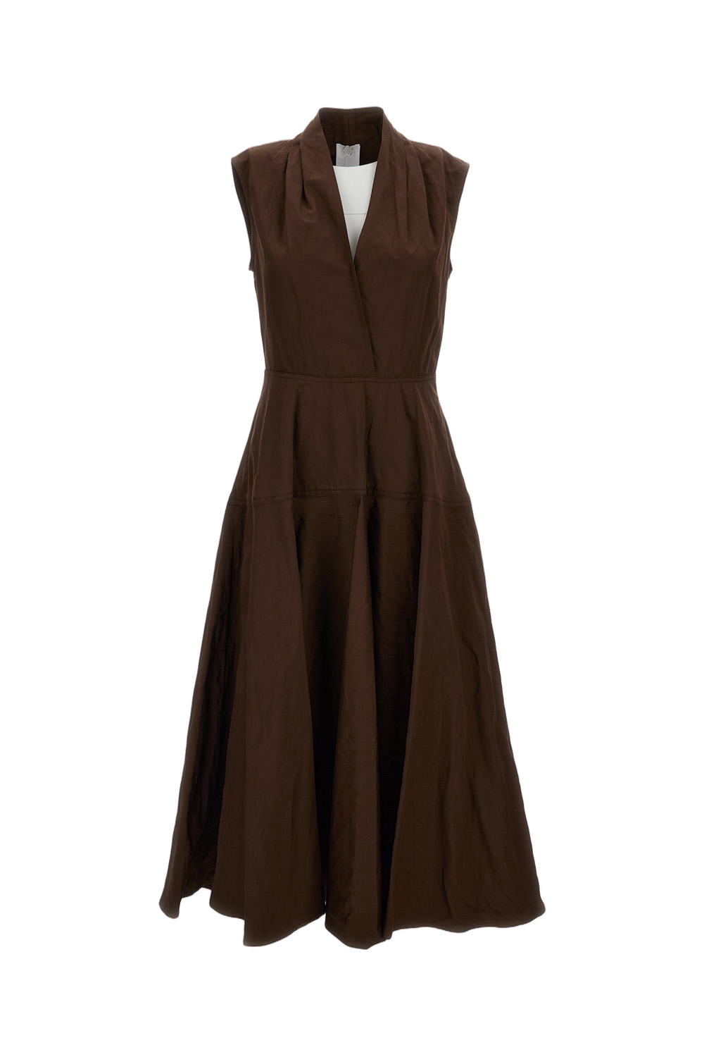 Classic Brown Dress with Smooth Texture