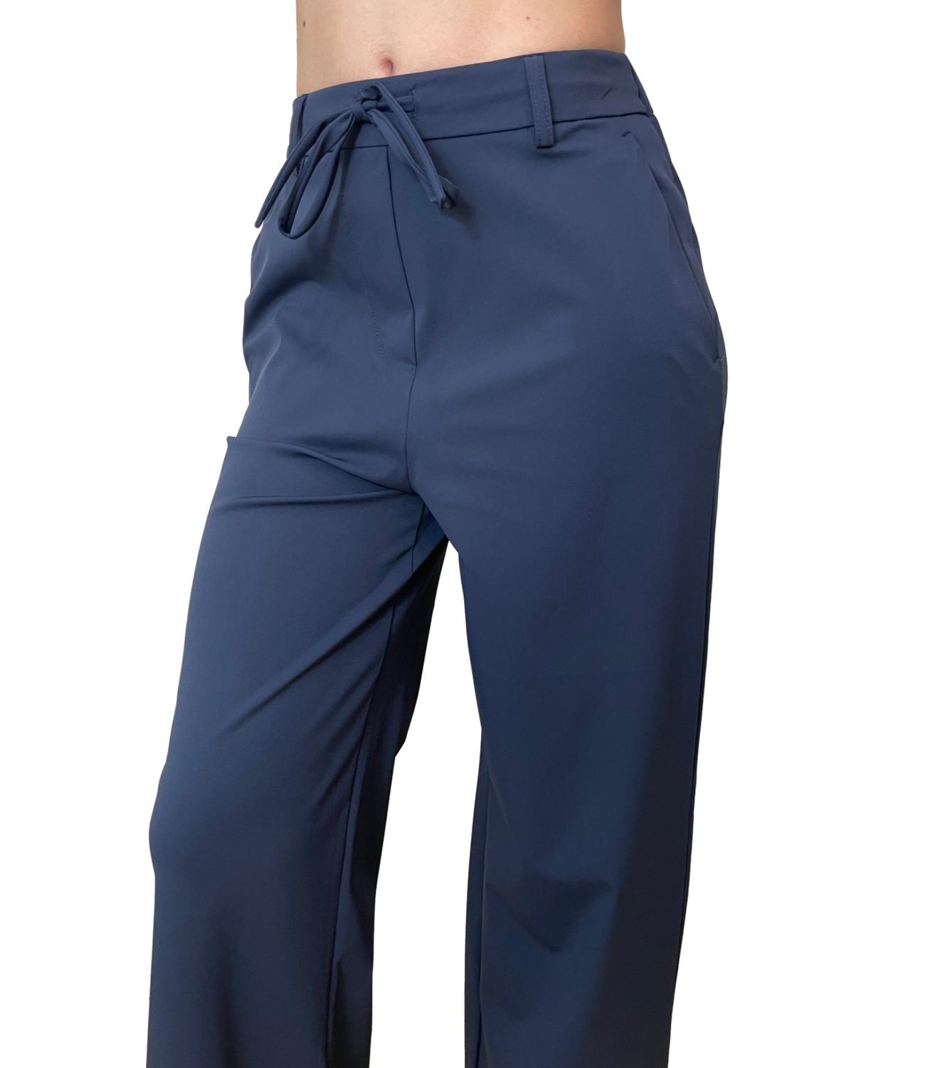 Blue Mmlagoraio Polyamide Casual Trousers