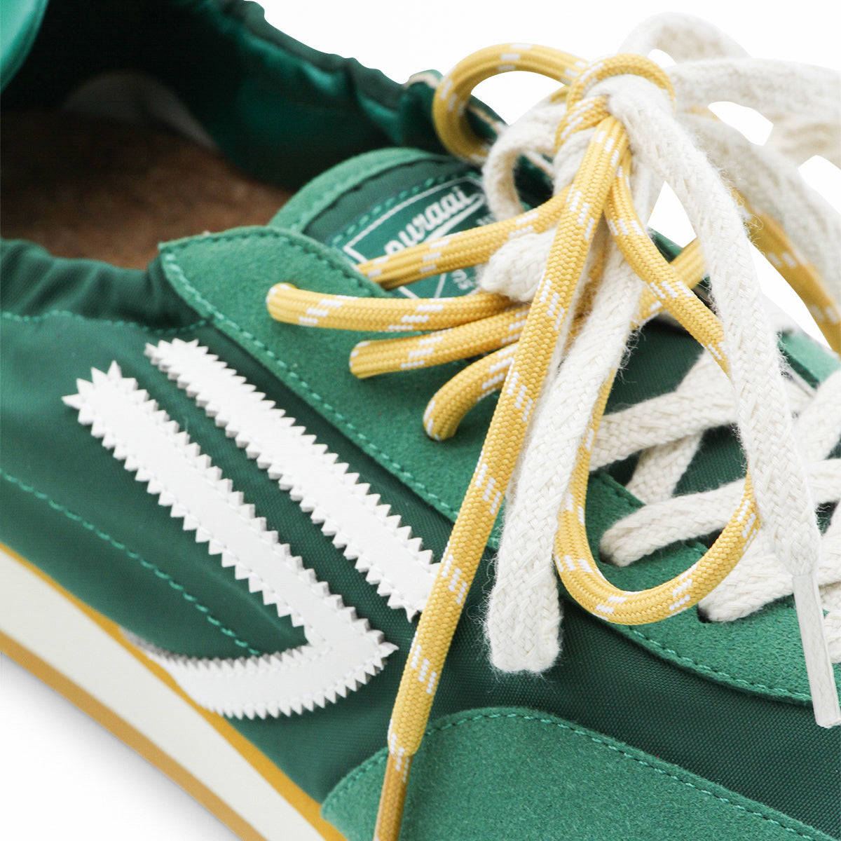 Dynamic Patterned Sneakers with Textured Upper