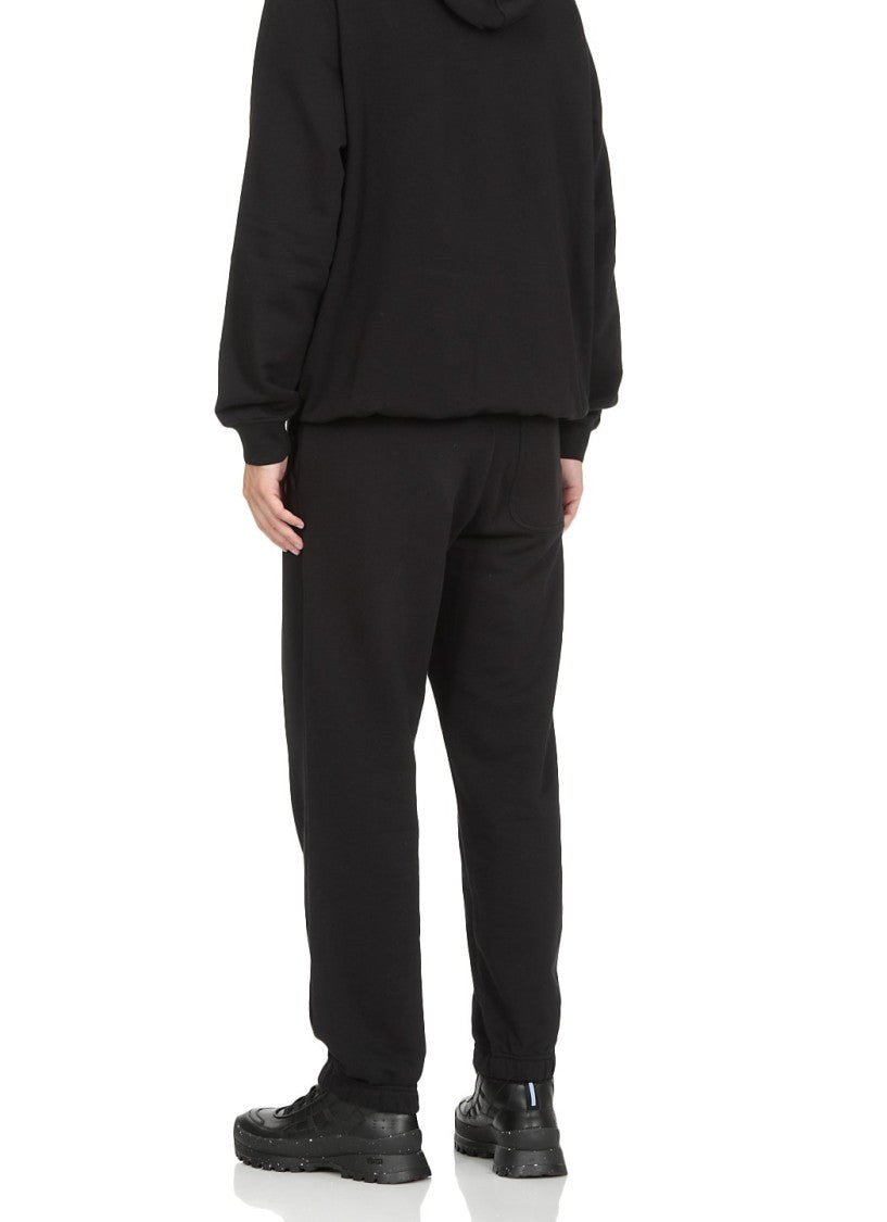 Relaxed-Fit Black Jogger Pants With Subtle Logo Detail