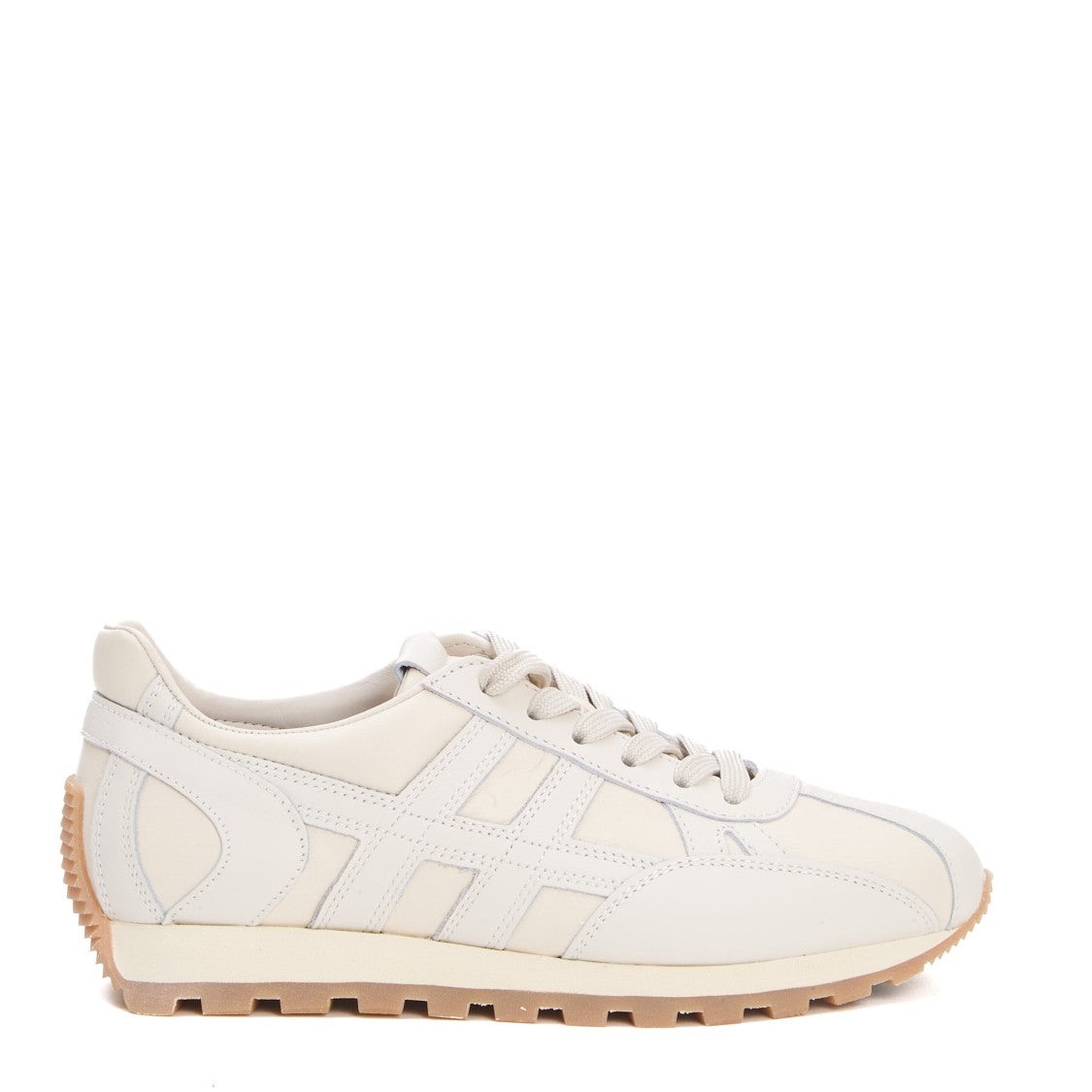 Running 86R Leather Yogurt Sneakers