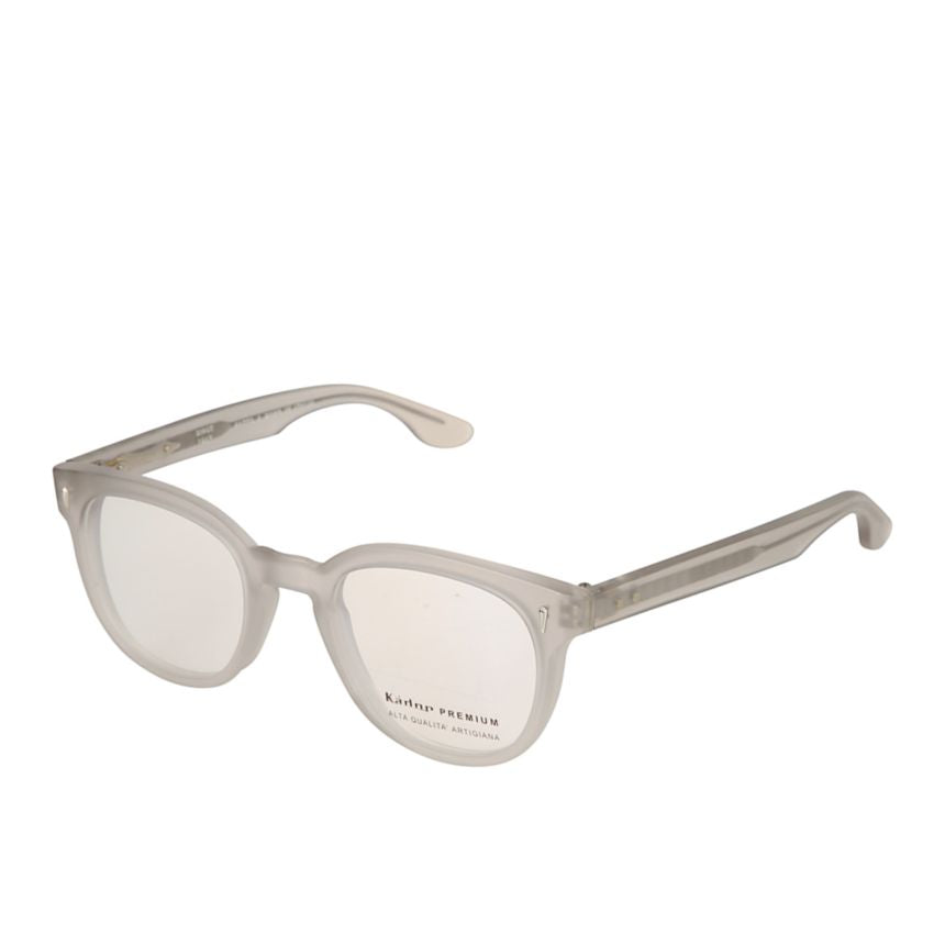 Premium 11 Translucent Grey Sunglasses with Rounded Rectangular Lenses