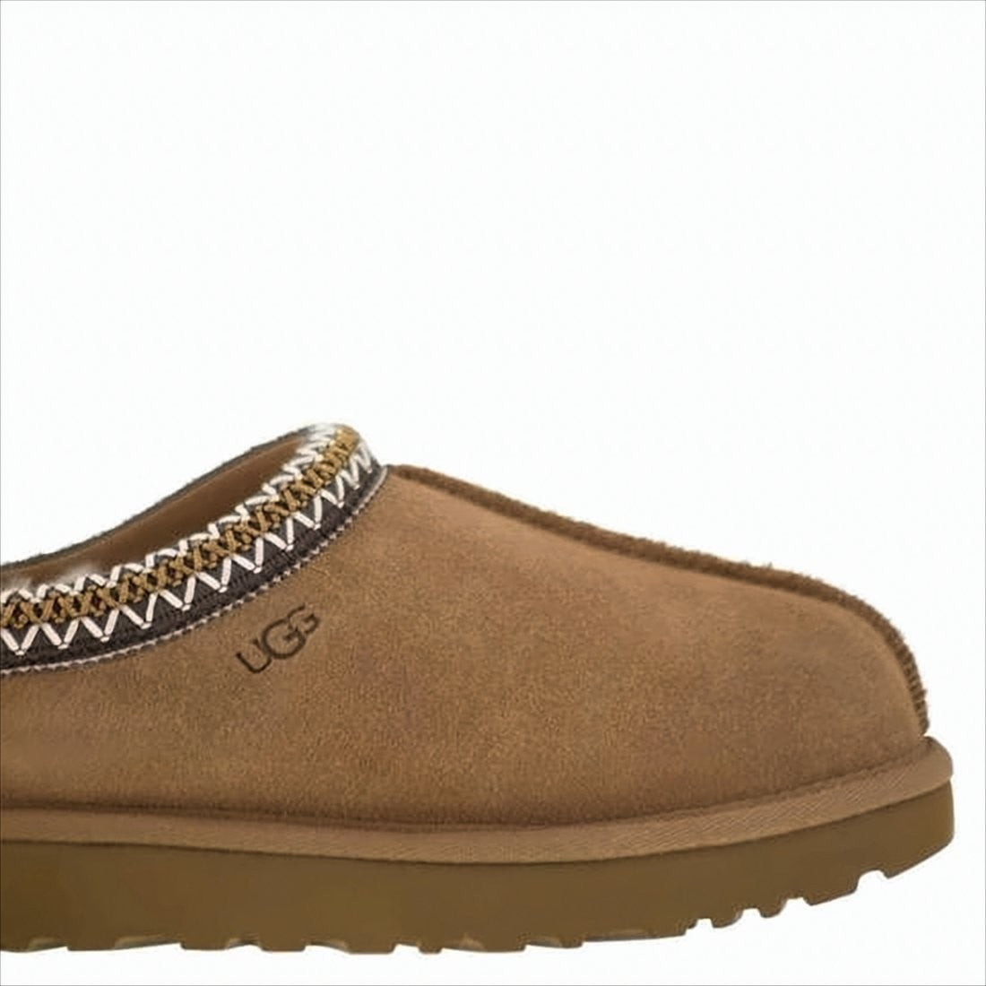Suede Slip-On Mules with Textured EVA Sole