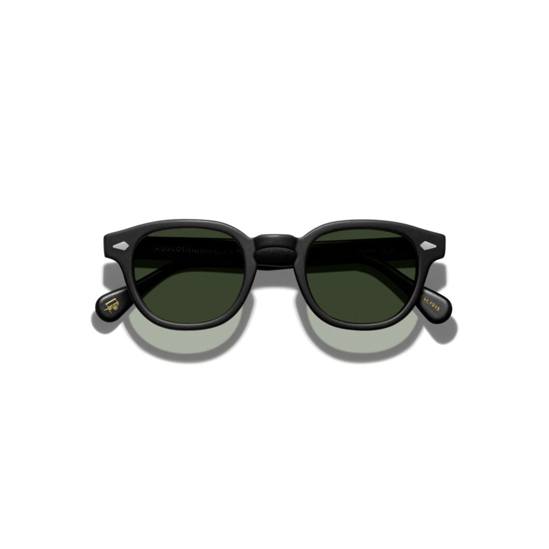 Or-Lem-S Lemtosh Sun Round Frame Sunglasses with Glossy Finish