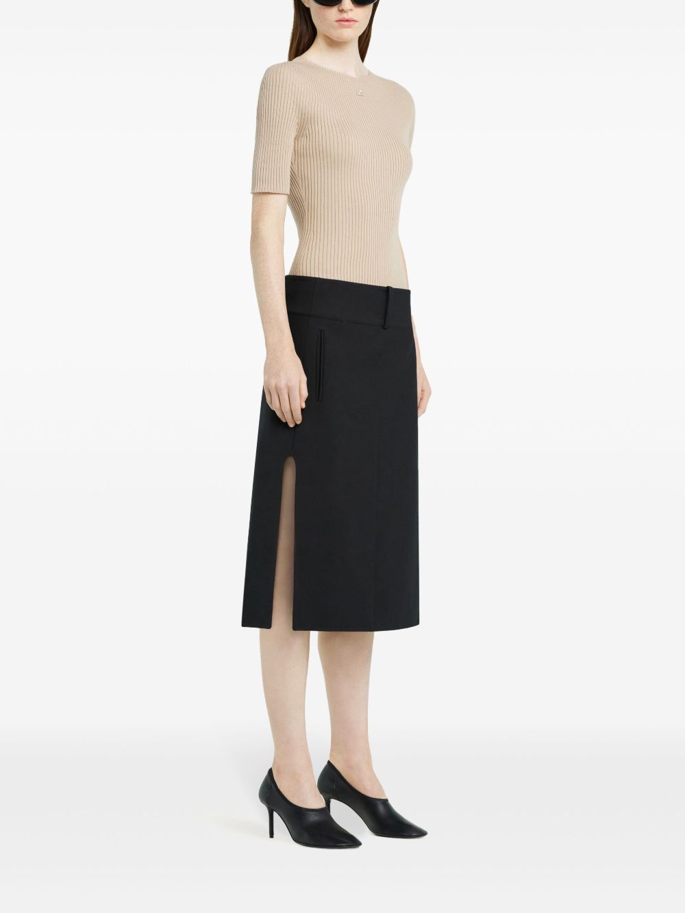 Ribbed Knit Sweater
