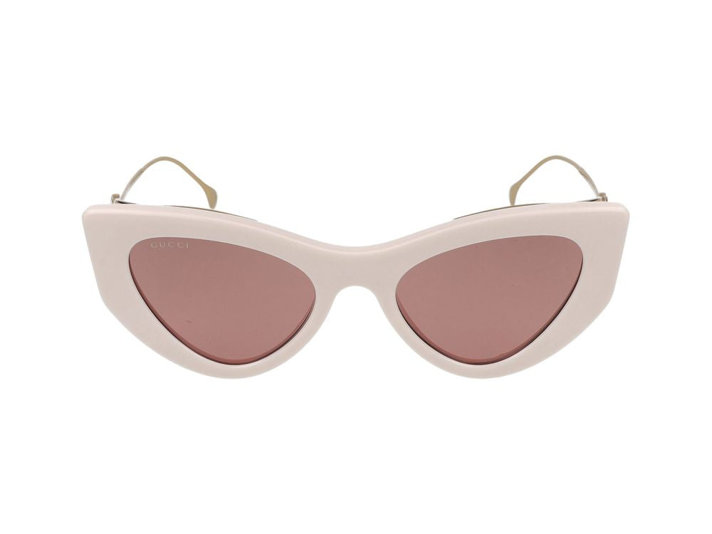 Sunglasses Gucci GG1565S 003 Ivory Gold Red 52/20/120