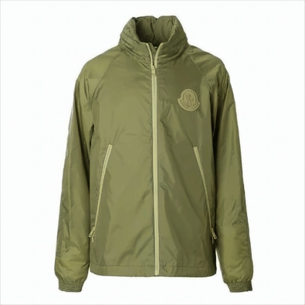 Lightweight High-Collar Jacket with Zippered Pockets
