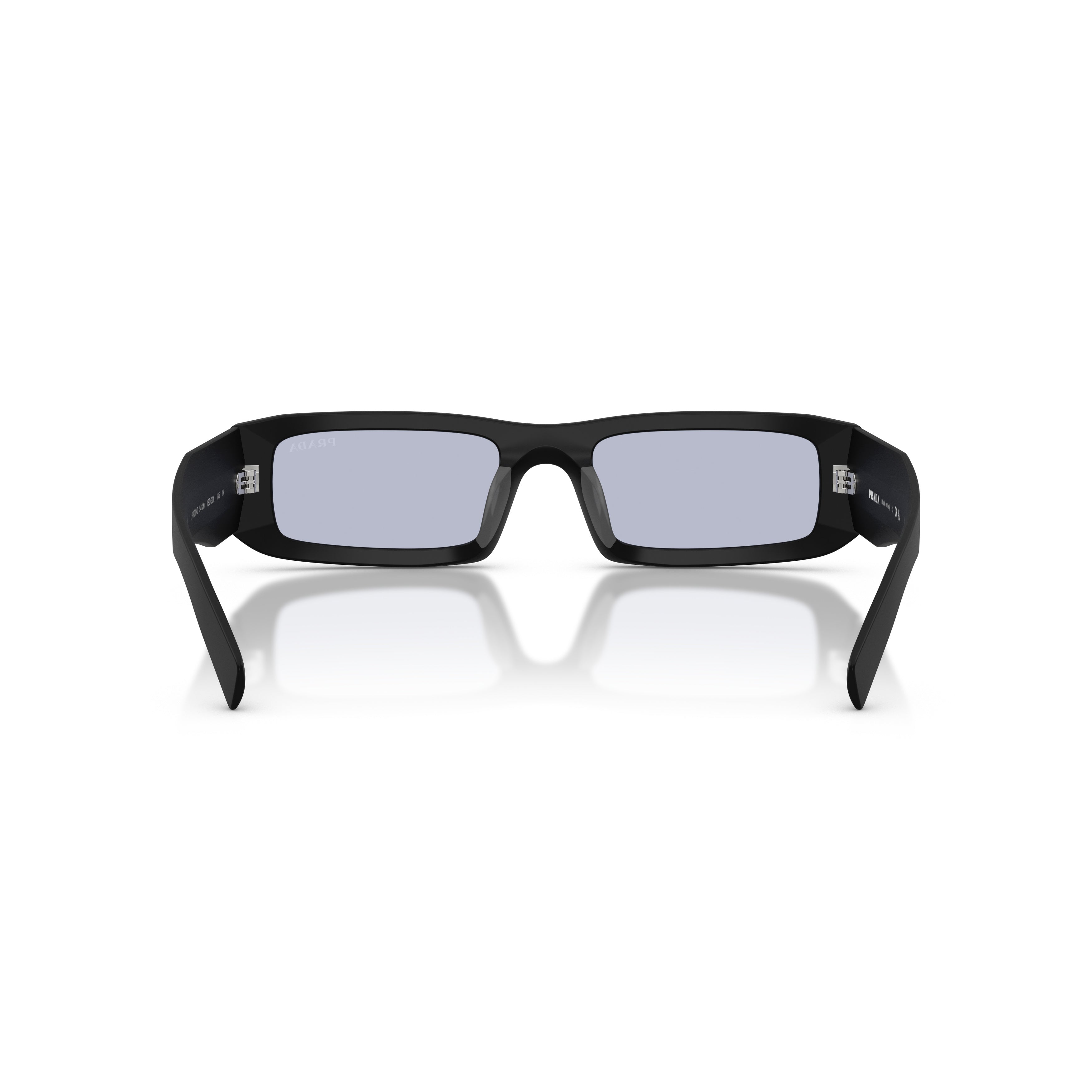 0pr D09sd Matte Black Rectangular Frame Sunglasses
