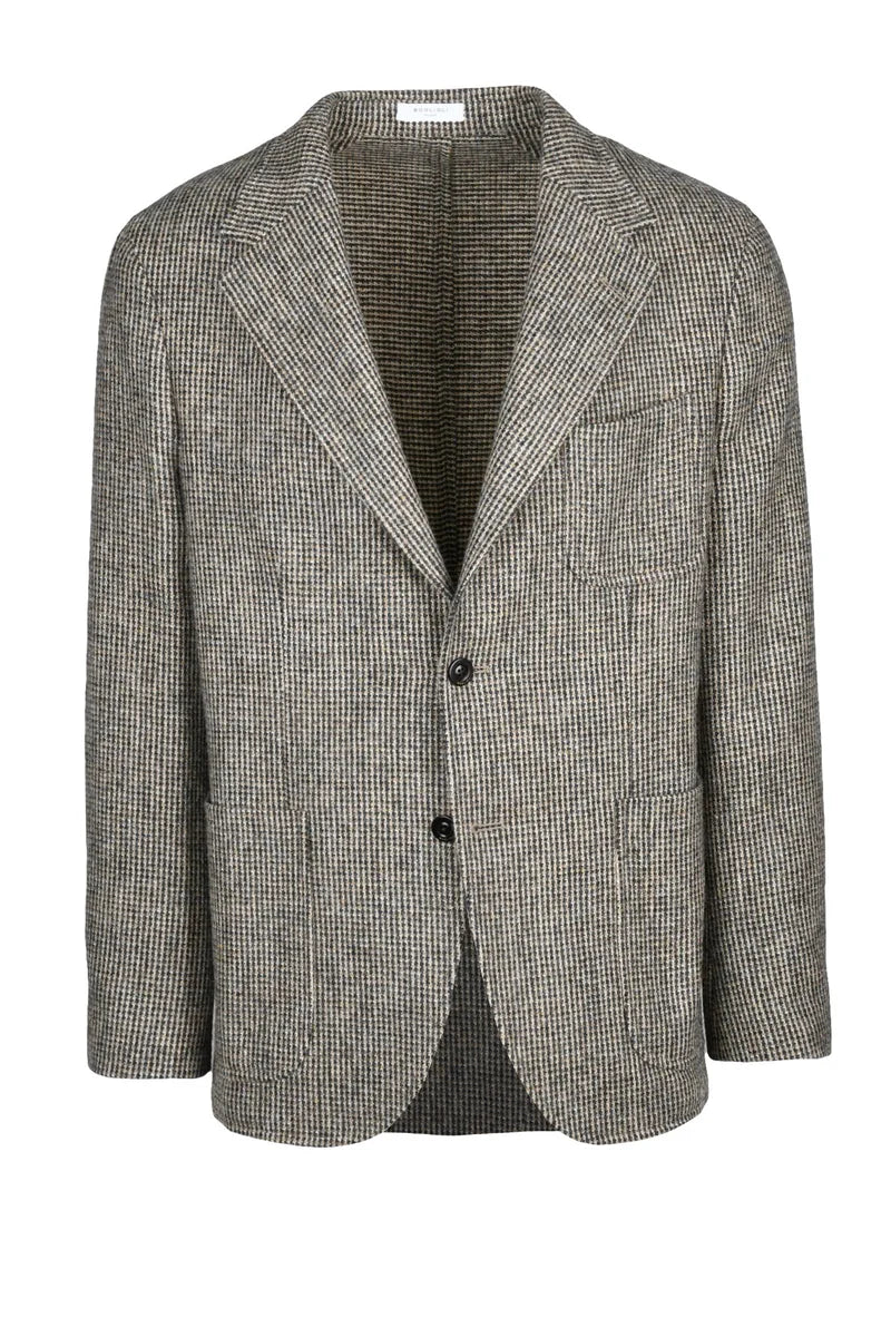 Wool Jacket - Black/Beige