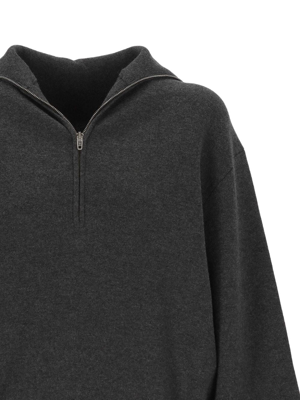 Back-To-Front High Neck Pullover