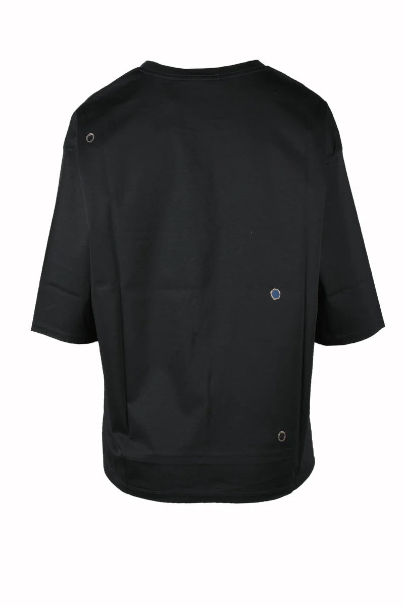 Cotton T-shirt - Black